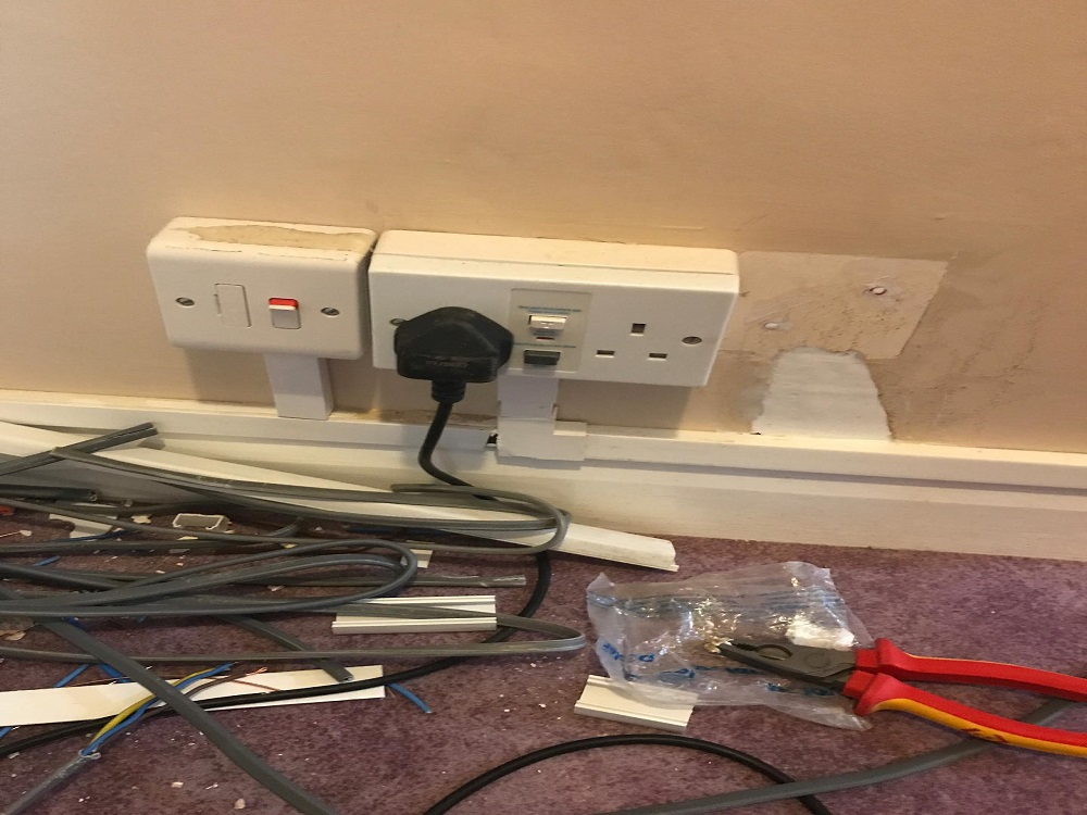 Electrical ring main repair works